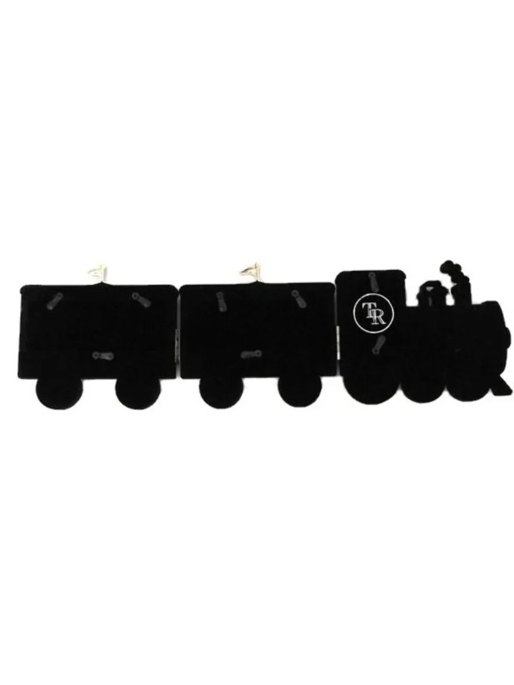 TR Mint Green Enamel & Crystal Train 5-Photo Frame Family Baby Grandchildren